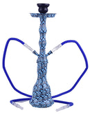 Narghilè 2 Tubi H50 cm con Pinza Carbone