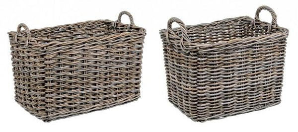 acquista Set 2 Körbe 2 Griffe Narra S aus Naturfasern