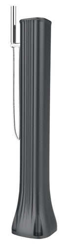 Mini Doccia Solare da Giardino Lavapiedi Miscelatore e Doccetta Mobile Arkema Happy Go Grigio Antracite