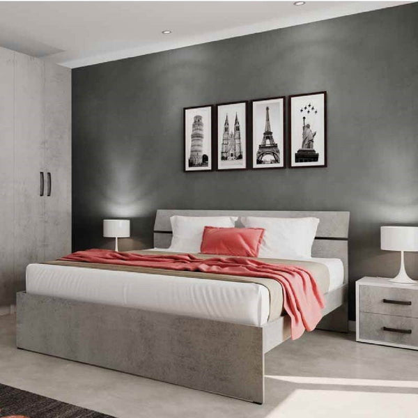 prezzo Letto 1 Piazza e Mezzo 98x131X200 cm cemento