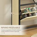 Scarpiera Slim con 3 Cassetti per 18 Paia di Scarpe 60x24x124 cm Ripiani Regolabili Rovere