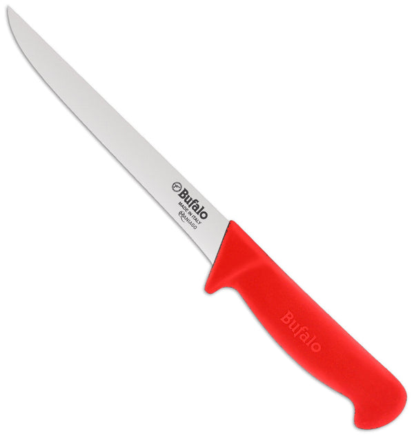 acquista Schmale Ausbeinmesserklinge 15 cm Büffel S97/15 Roter Griff