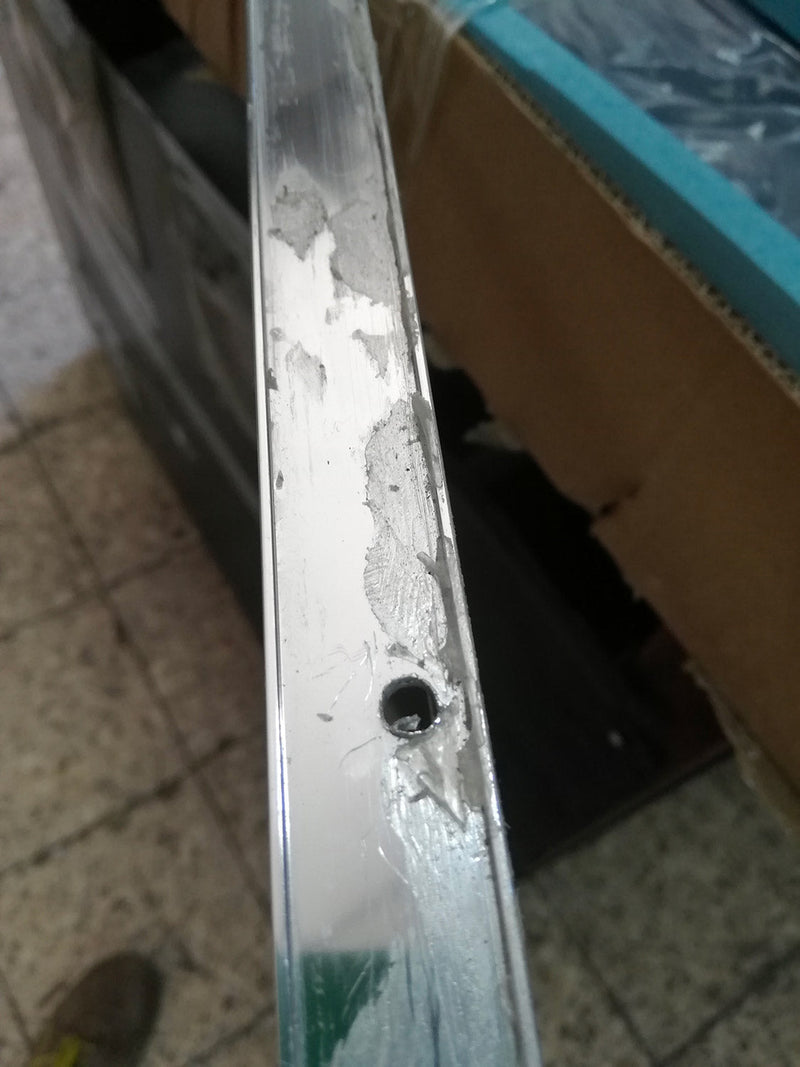 Box Doccia angolare 150x75 cm 1 anta Scorrevole in Cristallo Fumè 8mm H195 Bonussi elise Seconda Scelta