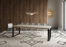 Tavolo Allungabile 160-264x90x77 cm Tecno Premium Cashmere Telaio Antracite 