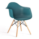 Set 4 Sedie di Design con Braccioli 62,5x44x80 cm Federica Turchese