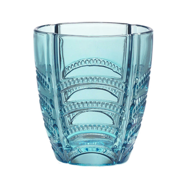 acquista Packung mit 6 Luxor Light Blue Gläsern aus farbigem Glas in Kaleidos Paste