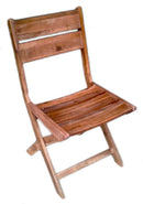 Sedia Pieghevole da Giardino in Legno Vorghini Leon