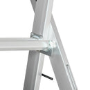 Trabattello Scala 3 in 1 ad Altezza Regolabile Max 150 Kg in Lega di Alluminio