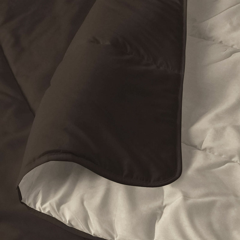 Piumino Invernale in Microfibra 200gr Doubleface Pigna/Crema Varie Misure