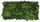 Set 4 Pezzi Arella Siepe Sintetica Bosco Verdemax 50x100 cm in LDPE Resistente ai Raggi UV Verde