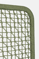 Paravento da Esterno 120x50x150h cm in Alluminio e PP Babilo Antracite e Verde 