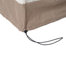 Telo Copertura per Mobili da Giardino Multiuso in Tessuto Oxford 97x93x63/83 cm Crema 