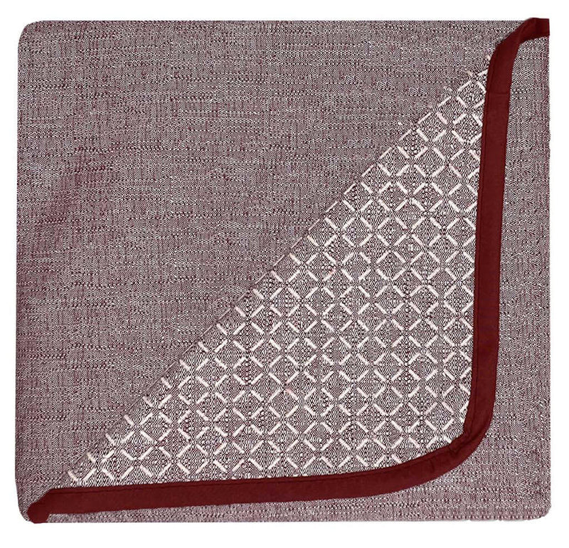 Copridivano in Poliestere con Penisola Destra Bordeaux Varie Misure