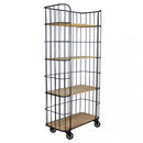 Mobile  Amyas 77x39,5x168 h cm in Legno Nero