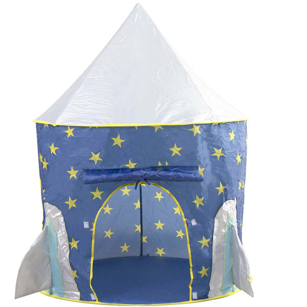 Tenda Casetta Gioco Bambini Capanna Castello Giocattolo in Tessuto 120x116 Razzo acquista