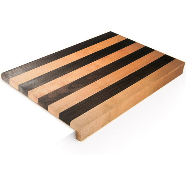 sconto Tagliere Piano di Lavoro in Legno di Bambu per Tagliare Verdura Carne 52 x 37 cm