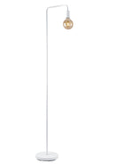 Piantana da Interno  E27 in Metallo Bianco Opaco