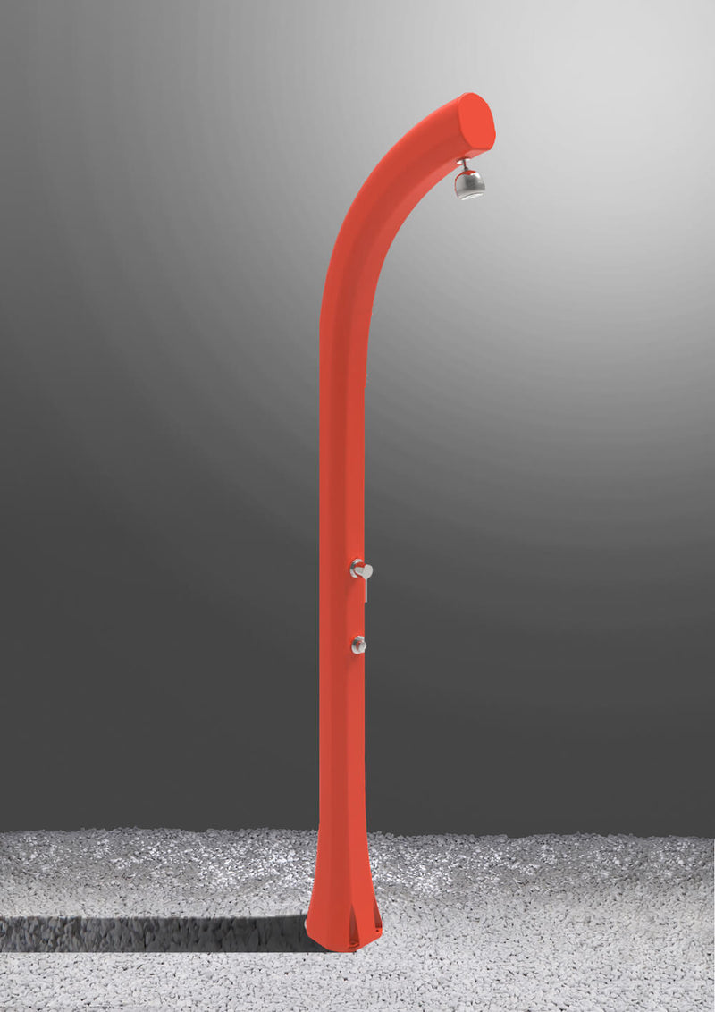 Doccia Solare da Esterno Giardino 30L Miscelatore Temporizzato Arkema Jolly Plus Vari Colori