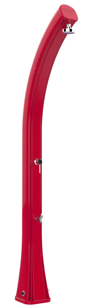 Doccia Solare da Giardino 35L Miscelatore e Lavapiedi Arkema Happy XL Cherry online