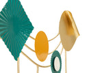 Appendiabiti da Muro Sunday 70x5,5x29,5 cm in Metallo Multicolor      