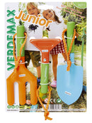 Set 3 Attrezzi da Giardinaggio per Bambini con Manico Corto Rama