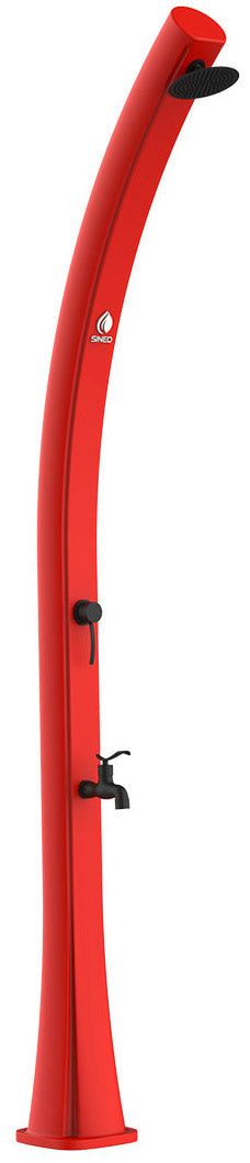 online Garten-Solardusche 22 l Sined Sole Red Mixer und Fußwascher