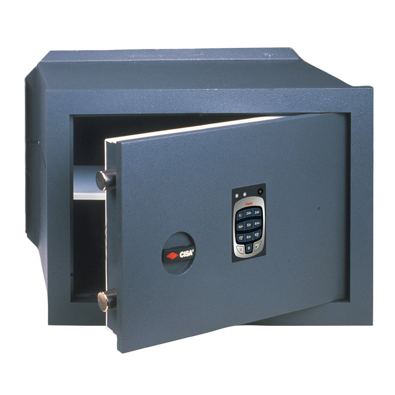 Cassaforte a Muro Elettronica Cisa Serie 82710.31 36X20X24cm Blindata Antitrapano