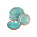 Servizio Piatti 12 Pezzi in Gres VdE Tivoli 1996 Terra Mar Ocean