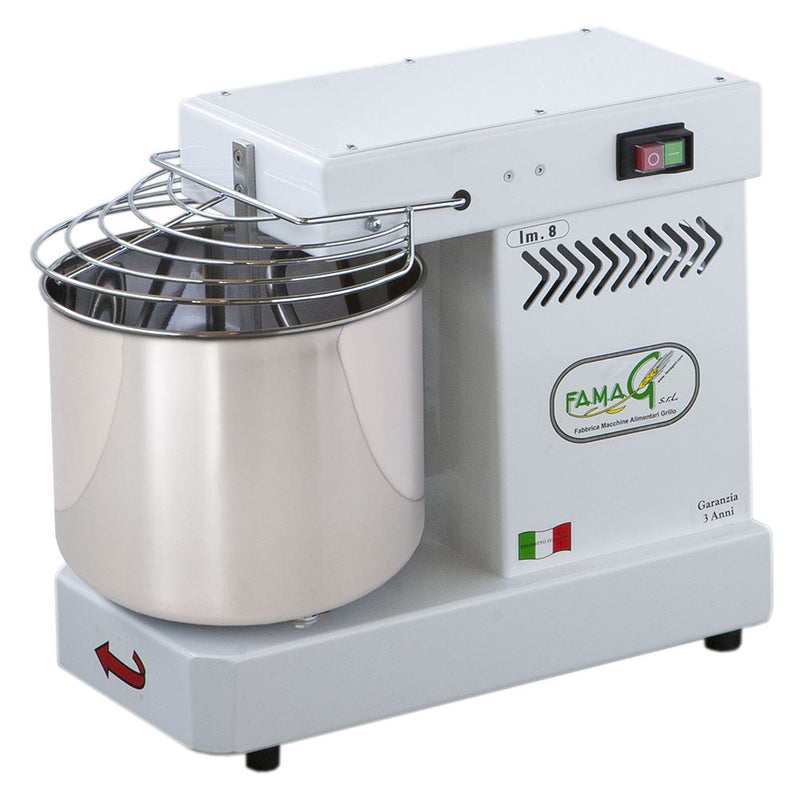 Impastatrice a Spirale Testa Fissa 8Kg 350W Famag IM8/230