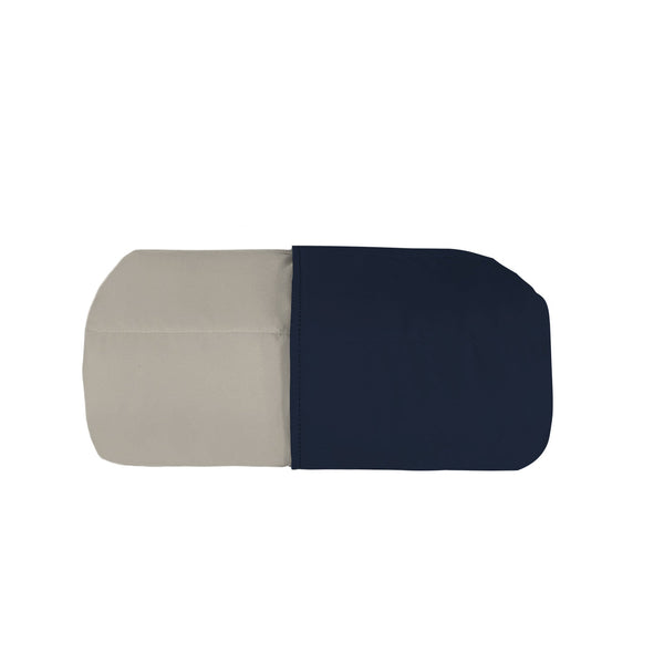 Trapuntino Double Face Estivo 100gr Tinta Unita in Microfibra Blu Scuro/Grigio Chiaro Varie Misure acquista