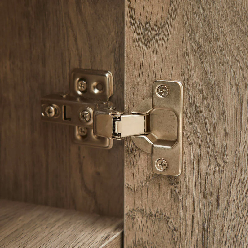 Mobile a Colonna per Bagno 30x20x100 cm in MDF Rovere