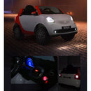 Macchina Elettrica per Bambini 12V Smart Fortwo Cabrio Bianca