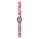 Set 12 Orologi da Polso Bracciale per Bambini Hello Kitty Colorazione Rosa