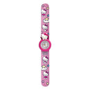 Set 12 Orologi da Polso Bracciale per Bambini Hello Kitty Colorazione Rosa
