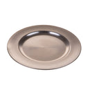 Set 12 Sotto Piatti Decorativi Ø33 cm Champagne