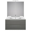 Mobile da Bagno sospeso Samoa 10 Laccato Grigio TFT