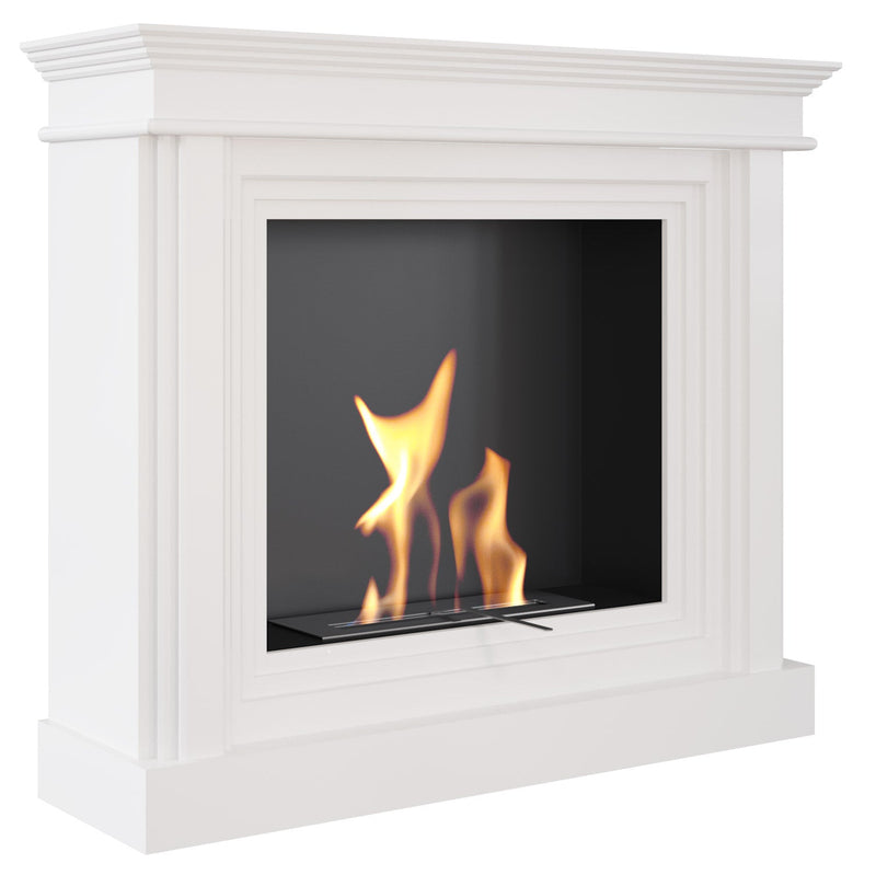 Camino a Bioetanolo da Pavimento 113x33,9 cm Flig Waco Bianco