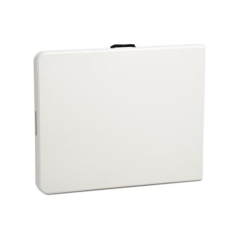 Tavolo Birreria da Giardino Rettangolare Pieghevole in Polietilene Taddei Plastik 180 Bianco