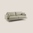 Divano 2 Posti 178x88x93 cm in Tessuto Panna
