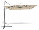 Ombrellone da Giardino Decentrato in Alluminio 3x4m con Manovella Soriani Lampara Ecrù