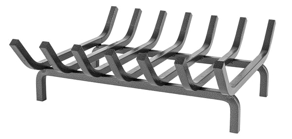 prezzo Braciere a 7 Barre 40x40x14 cm in Ferro Quadro 14 mm Grigio Martellato