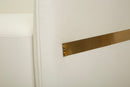 Divanetto Minsk 160x84x77 cm in Pino e MDF e Spugna e PU      