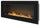 Bioethanol Wandkamin 120x49 cm Rahmen 1200 Schwarz