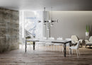 Tavolo Allungabile 180-284x90x80 cm Karamay Evolution Bianco Frassino