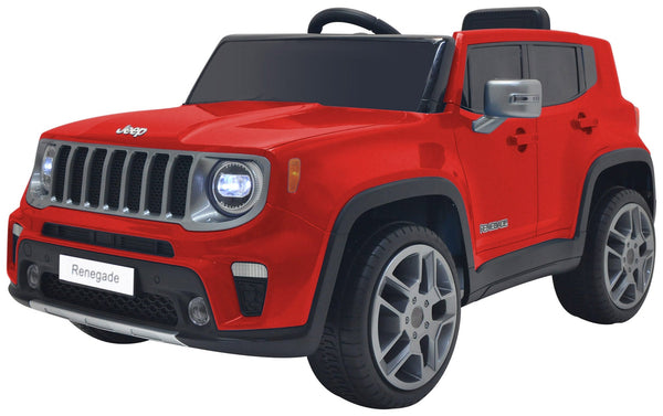 sconto Elektroauto für Kinder 12V Jeep Renegade Red