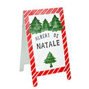 Targa alberi di natale cm 58x35xh 97