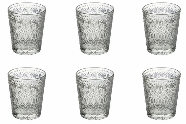 sconto Set mit 6 Wassergläsern aus Glas 310 ml Villa d'Este Home Tivoli New Marrakech