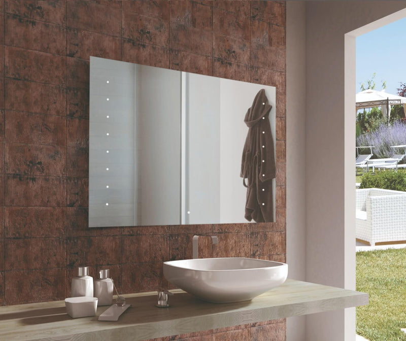 Specchio con Lampada a LED in 90x2,5x65cm TFT Ellen Specchio