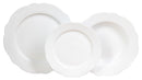 Servizio Piatti 18 Pezzi in Porcellana Collection Duke Bianco