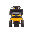 Escavatore Cavalcabile 88x28x48 cm per Bambini con Benna Manovrabile Caterpillar Giallo